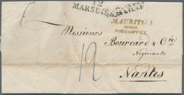 Mauritius: 1826. Stamp-less Entire (horizontal Fold) Written From Port Louis Dated '13th October 182 - Mauritius (...-1967)