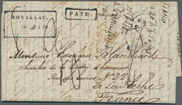 Mauritius: 1849. Stampless Envelope Written From Providence Dated ‘19th Sept 1849’ Addressed To Fran - Mauritius (...-1967)