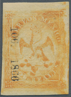 Mexiko: 1866, 2 Reales Eagle With "106 - 1866" Imprint Of "TLALPUJAHUA" Without District Name. Accor - Mexique