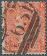 Mexiko: 1870, 4 D QV Plate "8" With Ideal Barred Oval "C 63" For British Post Office In TAMPICO. - México