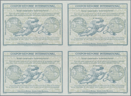 Mexiko - Ganzsachen: 1907. International Reply Coupon 12 Centavos (Rom Type) In An Unused Block Of 4 - Mexico