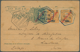 Mocambique - Provinzausgaben: Lourenco Marques: 1915. Mozambique Postal Stationery Card (rounded Cor - Lourenzo Marques