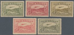 Neuguinea: 1939, Bulolo Goldfields Airmail Issue Complete Set Of 14 To £1, Mint Lightly Hinged With - Papua New Guinea