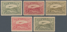 Neuguinea: 1939, Bulolo Goldfields Airmail Issue Complete Set Of 14 To £1, Mint Lightly Hinged With - Papoea-Nieuw-Guinea