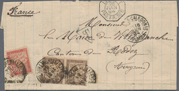 Neukaledonien: 1894. Stampless Envelope Written From "Monravel" Prison Camp By A Convict 'Caldron' D - Lettres & Documents