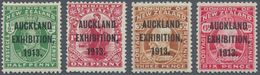 Neuseeland: 1913, Auckland Industrial Exhibition Complete Set, Mint Hinged And Scarce, SG. £ 300 - Otros & Sin Clasificación