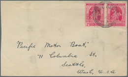 Neuseeland - Stempel: CAPE BRETT 19 JL.22, Scarce Class-G Postmark (not Listed At Wooders) On A Two- - Otros & Sin Clasificación