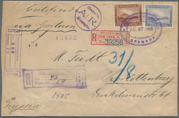 Nicaragua: 1906. Registered And Advice Of Receipt Envelope (lightly Creased) Addressed To Germany Be - Nicaragua