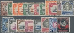 Ostafrikanische Gemeinschaft: 1938/1954, KGVI Pictorial Definitives Complete Simplified Set Of 20, M - Brits Oost-Afrika