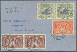 Papua: 1933, Letter Sent From PORT MORESBY PAPUA To Georgetown, Cayman Islands. Taxed 2 D By Pair 1/ - Papua New Guinea