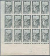 Reunion: 1933, Defintives "Pictorials", 15c. Black "Waterfall", Weak/smudgy Impression (apparently P - Used Stamps