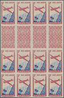 Reunion: 1938, Airmail Issue ‚airplane Over Mountains‘ (9.65fr.) Carmine-red/blue IMPERFORATE And Wi - Used Stamps