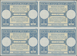 Ruanda-Urundi: 1961. International Reply Coupon 7.- Fr. (London Type) In An Unused Block Of 4. Issue - Other & Unclassified