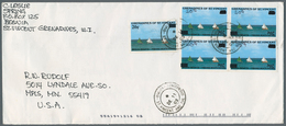 St. Vincent: 2003, Fishing Boats 20 C. On 75 C. With Inverting Overprint And Hand Corrected Overprin - St.Vincent (1979-...)