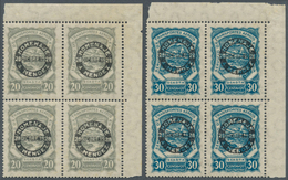 SCADTA - Ausgaben Für Kolumbien: 1928, Airmail Stamps 20c. Grey And 30c. Blue With Black Opt. 'HOMEN - Colombie