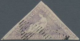 Kap Der Guten Hoffnung: 1855-63 6d. Pale Rose-lilac, Used And Cancelled By Fine Part Strike Of "CGH" - Cape Of Good Hope (1853-1904)