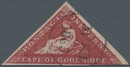 Kap Der Guten Hoffnung: 1864 1d. Brownish Red, Used And Cancelled By Fine Strike Of "31 JUL/1865" Cd - Cape Of Good Hope (1853-1904)