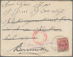 Transvaal: 1901. Envelope Addressed To 'P.O.W. Green Point Camp' Bearing Transvaal SG 227, 1d Rose A - Transvaal (1870-1909)