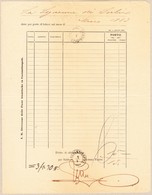 1880 Postformular Mit Österreichischem Constantinopel  Zweikreis Stempel; Serbisches Konsulat, - Cartas & Documentos