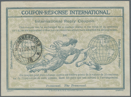 Transvaal - Besonderheiten: 1909, International Reply Coupon 'ROME' (type RO1) Used With Issuing Cds - Transvaal (1870-1909)