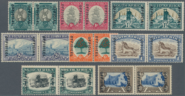 Südafrika - Dienstmarken: 1935/1948, Pictorial Definitives Complete Simplified Set Of Eight In Se-te - Officials