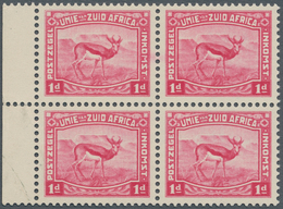Südafrika - Besonderheiten: 1930/1940 (ca.), 1d. Red "Springbok", Essay For A Not Realised Issue On - Sonstige & Ohne Zuordnung