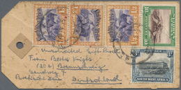 Südwestafrika: 1931, Definitives "Pictorials", 10s. Red-brown/emerald, 1s.3d. Violet/yellow (3) And - Zuidwest-Afrika (1923-1990)