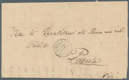 Tahiti: 1871. Stampless Wrapper Written From Vairao, Tahiti Iti Dated '16th October 1871' Headed '(G - Tahití