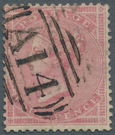 Tobago: UK 4d Rose With Clear A14 (Scarborough Tobago) Cancel, At Left Short Tooth - Trinidad En Tobago (1962-...)