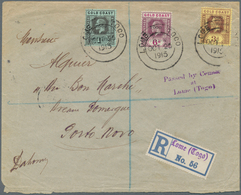 Togo: BRITISH OCCUPATION: 1915 (25.10.), Gold Coast KGV 3d. Purple/yellow, 6d. Dull & Bright Purple - Togo (1960-...)