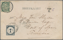 Trinidad Und Tobago - Portomarken: 1901. Photographic Card Written From Amsterdam Addressed To Port - Trinidad & Tobago (1962-...)