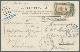 Tunesien: 1913, Picture-postcard And Three Private(!) Photocards With Postmarks Of Metlaoui, 2x Ain- - Covers & Documents
