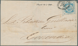 Uruguay: 1860. Envelope Written From Montevideo Dated 'Jan 19th 1860' Addressed To Concordia Bearing - Uruguay