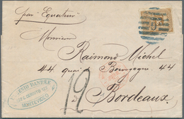 Uruguay: 1878. Envelope Written From 'Montevideo' Dated 'Feb 8th 1878' Addressed To France Bearing S - Uruguay