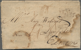 Vereinigte Staaten Von Amerika - Stampless Covers: 1783, Charleston/South Carolina, Entire Private L - …-1845 Prefilatelia