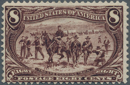 Vereinigte Staaten Von Amerika: 1898, Trans Mississippi Exhibition In Omaha, 8 C Brownish Purple, MN - Autres & Non Classés