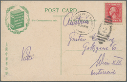 Vereinigte Staaten Von Amerika - Post In China: United States, 1922. Illustrated Picture Post Card O - Offices In China