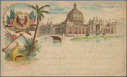 Vereinigte Staaten Von Amerika - Ganzsachen: 1893. Used Columbian Postal Card (Government Building). - Andere & Zonder Classificatie