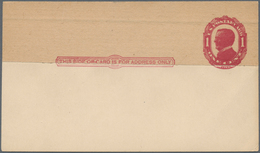 Vereinigte Staaten Von Amerika - Ganzsachen: 1911, Stationery Card 1 Cent Red With Disrupted Carton - Otros & Sin Clasificación