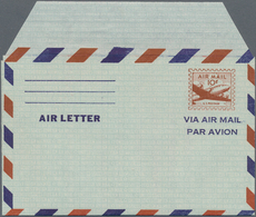 Vereinigte Staaten Von Amerika - Ganzsachen: 1947-55 Aerogramme: Air Letter Sheet 10c., 2nd Issue, C - Altri & Non Classificati