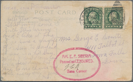 Vereinigte Staaten Von Amerika - Militärpost / Feldpost: 1919, SIBERIA/US POSTALAGENCY: Frankierte M - Other & Unclassified