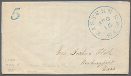 Vereinigte Staaten Von Amerika - Besonderheiten: 1849-51, Three Covers Showing "PAID" And Tax Marks - Other & Unclassified