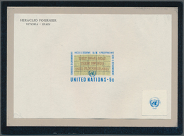 Vereinte Nationen - New York: 1967. Disarmament Campaign. Die Proof For Value Showing 5c Face Value - Andere & Zonder Classificatie