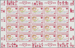 Vereinte Nationen - New York: 1979, International Year Of The Child Set Of Two Values In Complete IM - Autres & Non Classés