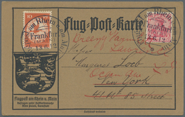 Flugpost Deutschland: 1912. Germany Official Card From The Grand Duchess Of Hesse's 1912 Flight Week - Luchtpost & Zeppelin