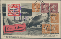 Flugpost Europa: 1929, France, C.A.A. MEETING DE TROYES / 31 Mars 1929, Airmail Vignette, Tied By Vi - Autres - Europe