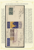 Flugpost Übersee: 1933: Letter From London To Rangoon With "First Regular Air Mail Service By Imperi - Sonstige & Ohne Zuordnung