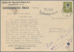 Raketenpost: 1932, Berlin / Verein Für Raumschifffahrt / Raketenflugplatz (L3), Beitrittserklärung ( - Other & Unclassified