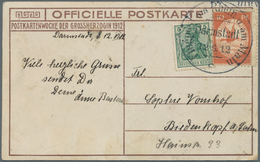 Zeppelinpost Deutschland: 1912. Rare Official Card From The Flight Of The Postluftschiff Schwaben Th - Posta Aerea & Zeppelin