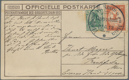 Zeppelinpost Deutschland: 1912. Rare Official Card From The Flight Of The Postluftschiff Schwaben Th - Airmail & Zeppelin